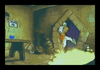 Скриншот игры Dragon's Lair